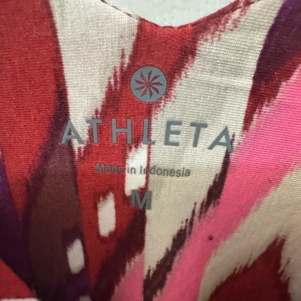 Athleta Santorini Ikat Summer Athleisure Dress Size Medium - Picture 4 of 5